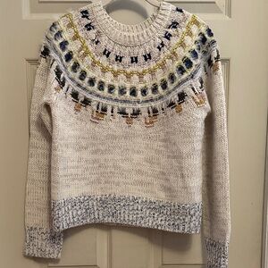 The Reeds Women's Multicolor Patterned Sweater - size small